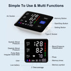 LIVAROCI Blood Pressure Monitor with LED Backlit Display

