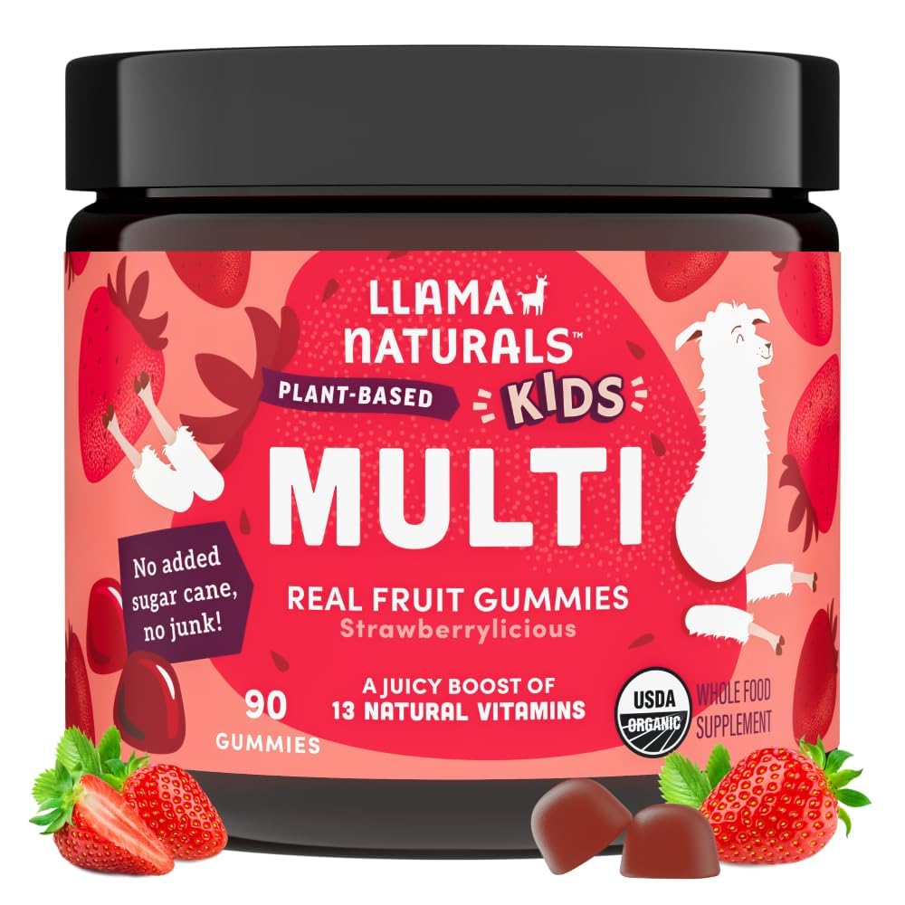 Llama Naturals Kids Multivitamin Gummies - Fruit Vitamins

