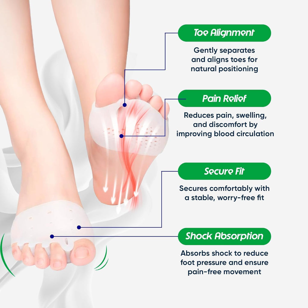 Silicone Toe Spacers Unisex Foot Care


