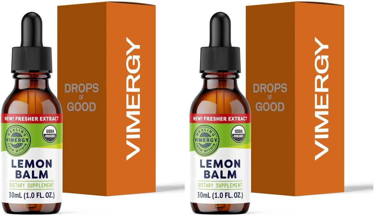 Vimergy Lemon Balm Tincture – USDA Organic & Alcohol-Free