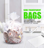 Garbage Bags FORID – Clear Plastic Trash Bags for Home

