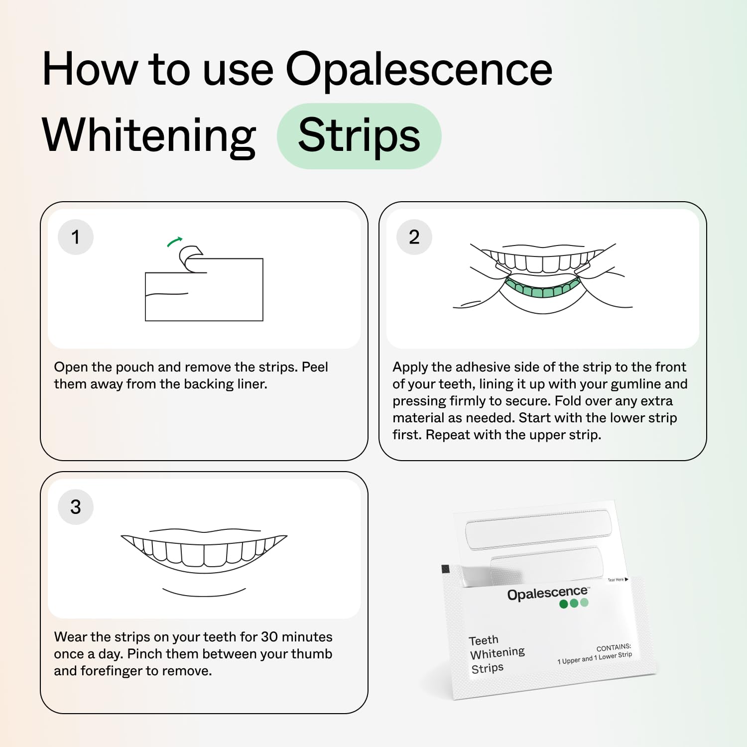 Opalescence Teeth Whitening Strips | Enamel Safe Formula

