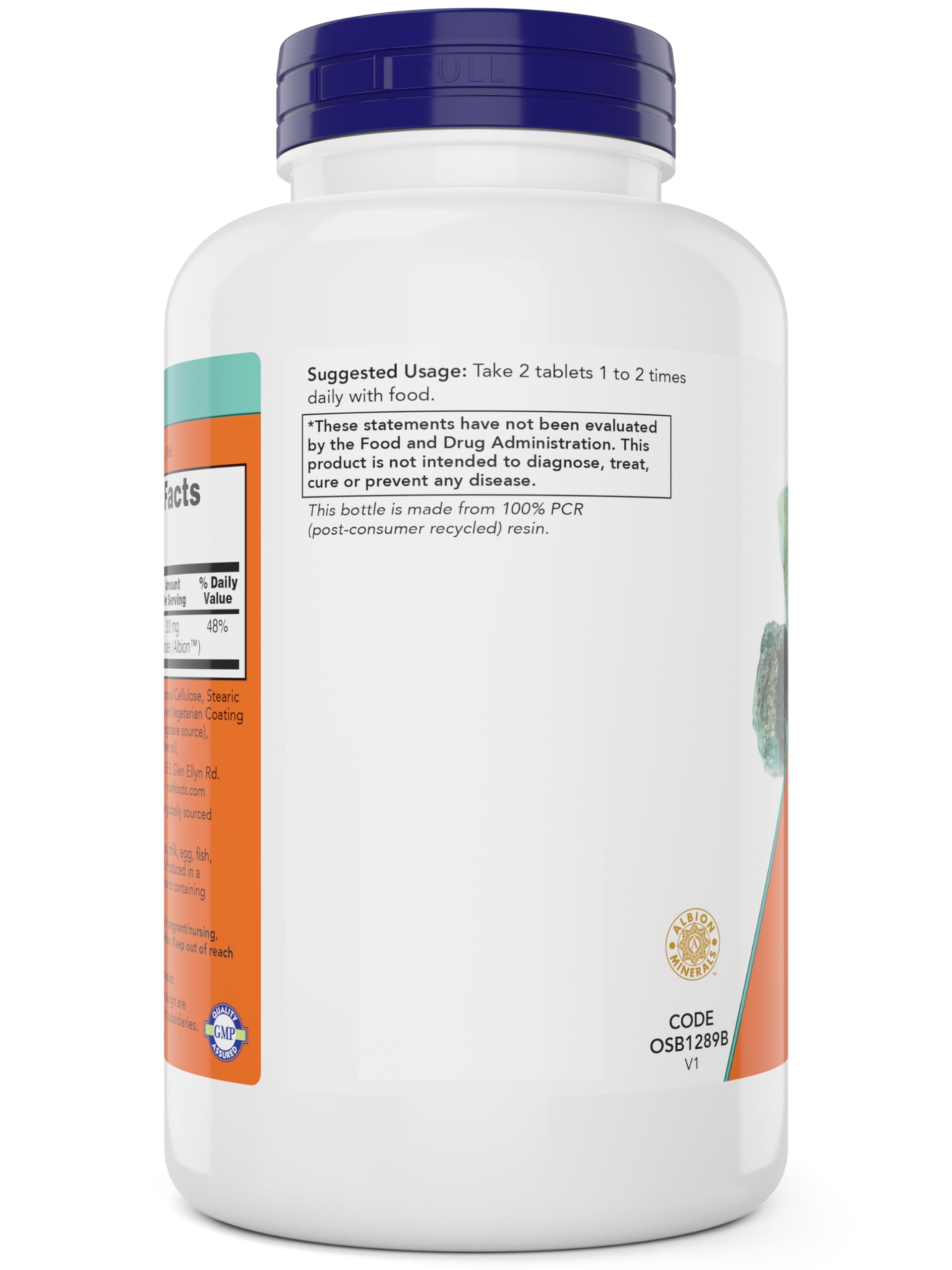 NOW Foods Magnesium Glycinate Supplement | Non-GMO

