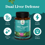 NAC Liver Support Supplement with Milk Thistle - Detox

