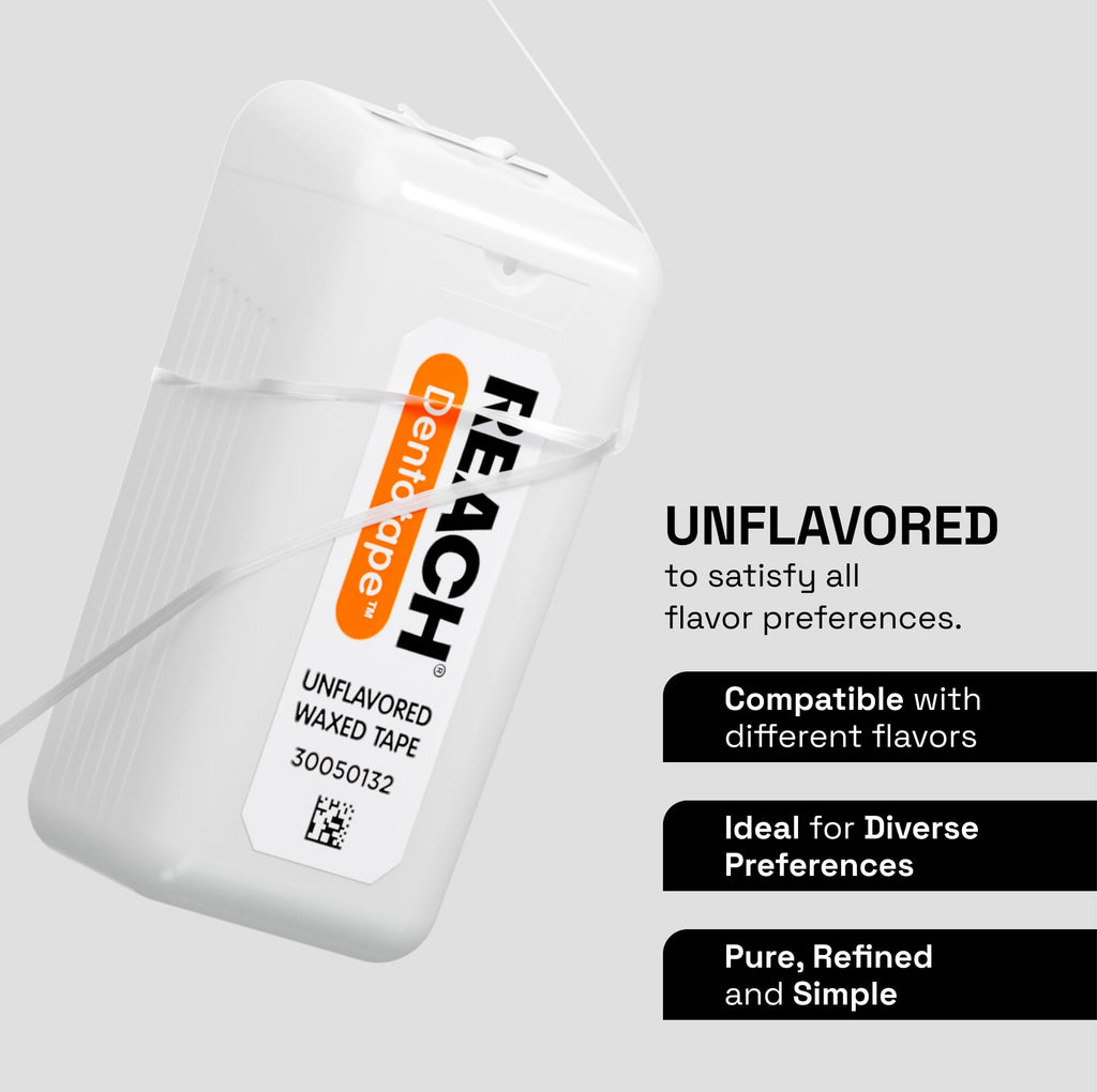Reach Dentotape Waxed Dental Floss Tape

