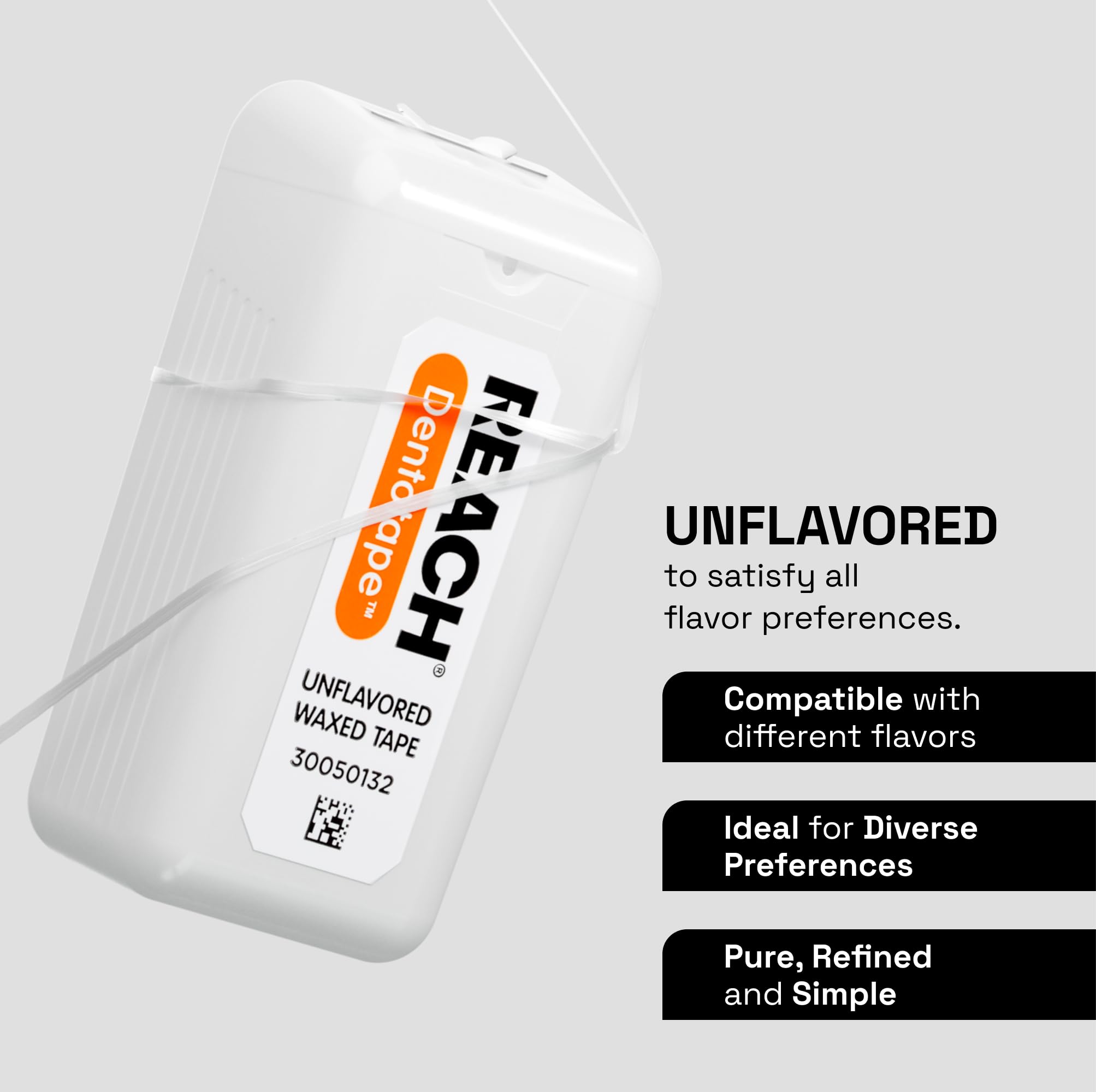 Reach Dentotape Waxed Dental Floss Tape

