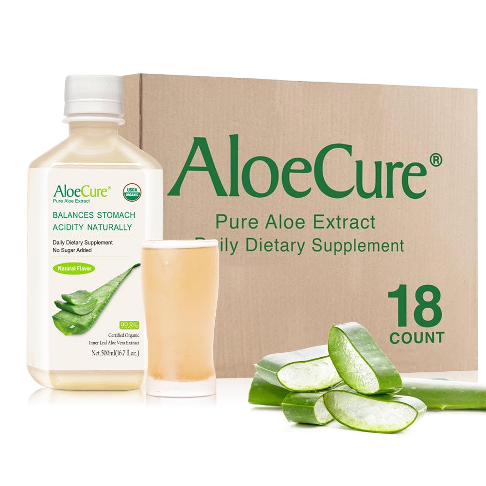 Aloe Vera Juice by AloeCure, USDA Organic