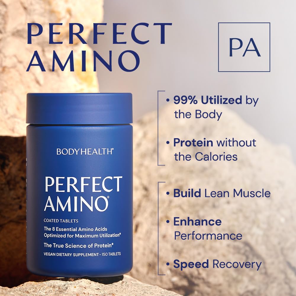 BodyHealth PerfectAmino Essential Amino Acids - Vegan BCAAs


