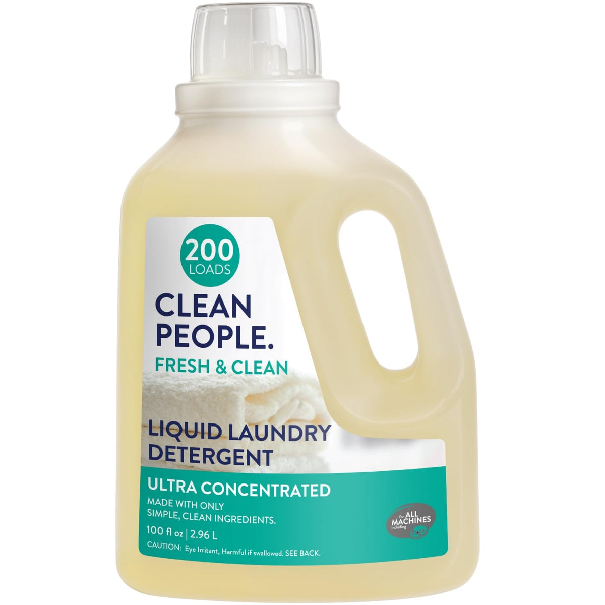 The Clean People Liquid Laundry Detergent - Ultra Concentrated, 50 oz