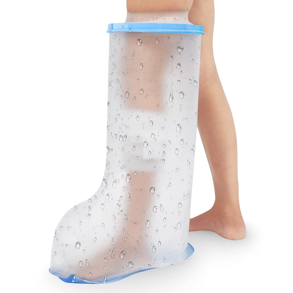 Waterproof Shower Cast Cover for Adults with Non-Slip Bottom