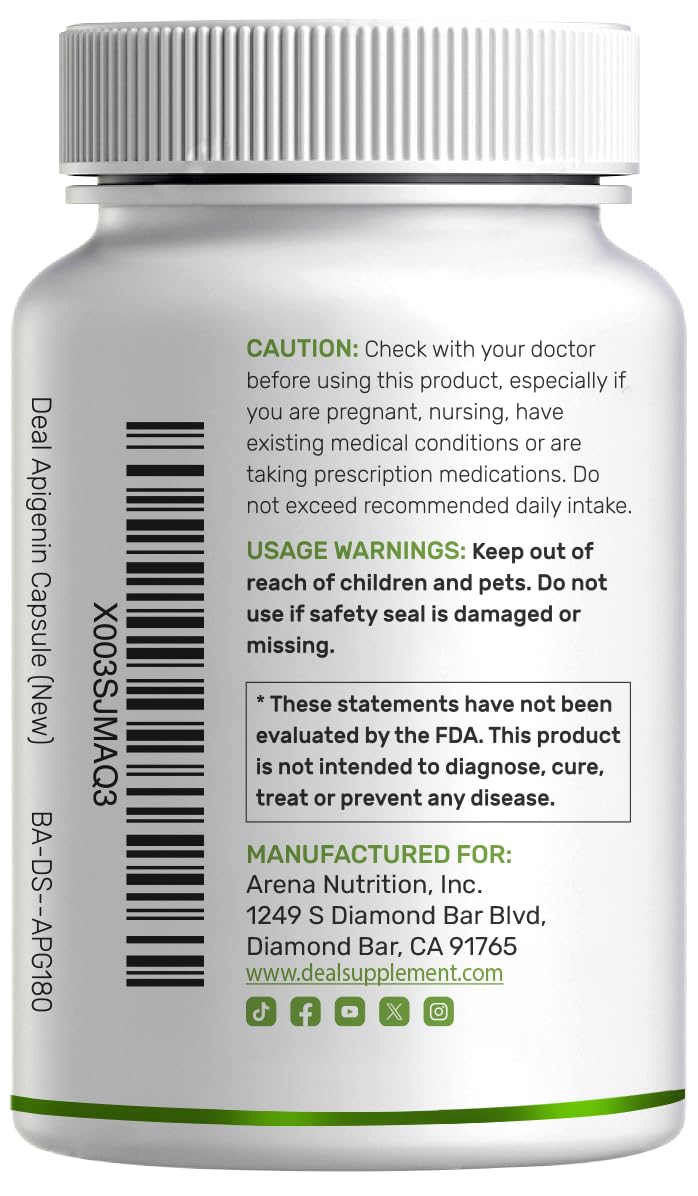 Apigenin Chamomile Extract Sleep Support | Deal Supplement

