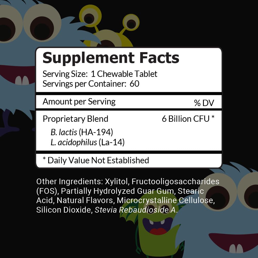 Intelligent Labs Kids Probiotics with Prebiotics - Chewables

