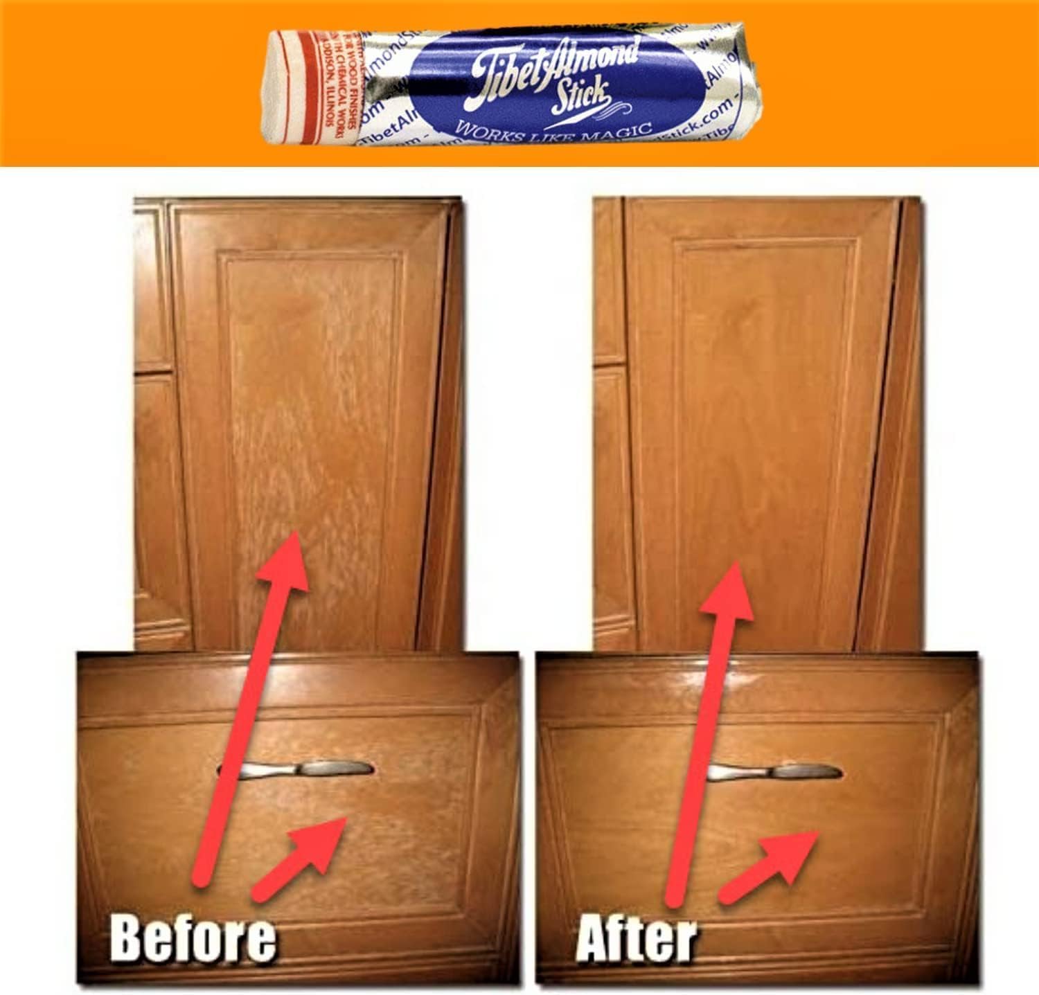 Tibet Almond Stick Scratch Remover for Wood

