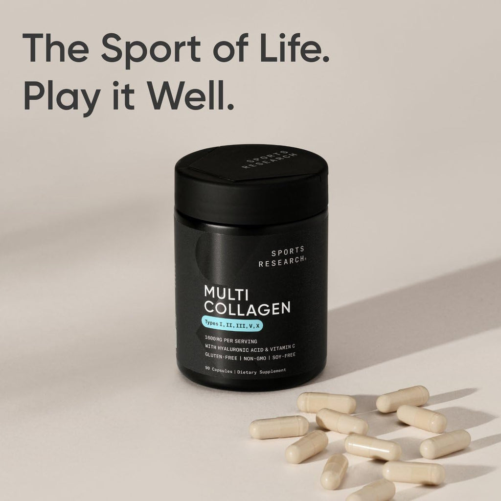 Sports Research Joint & Skin Support Capsules | Hyaluronic Acid

