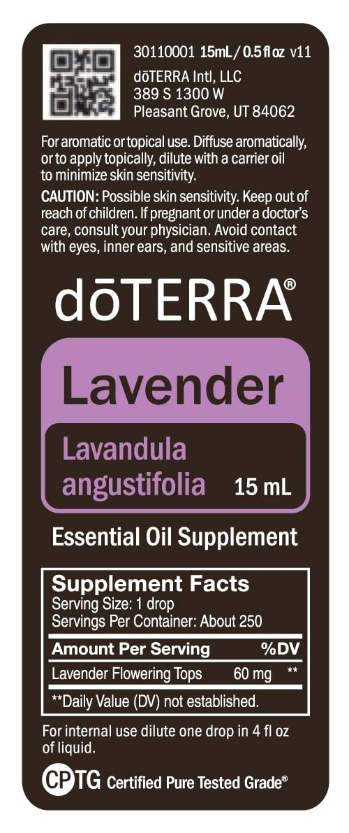 DoTERRA Lavender Essential Oil | Calming Aromatherapy

