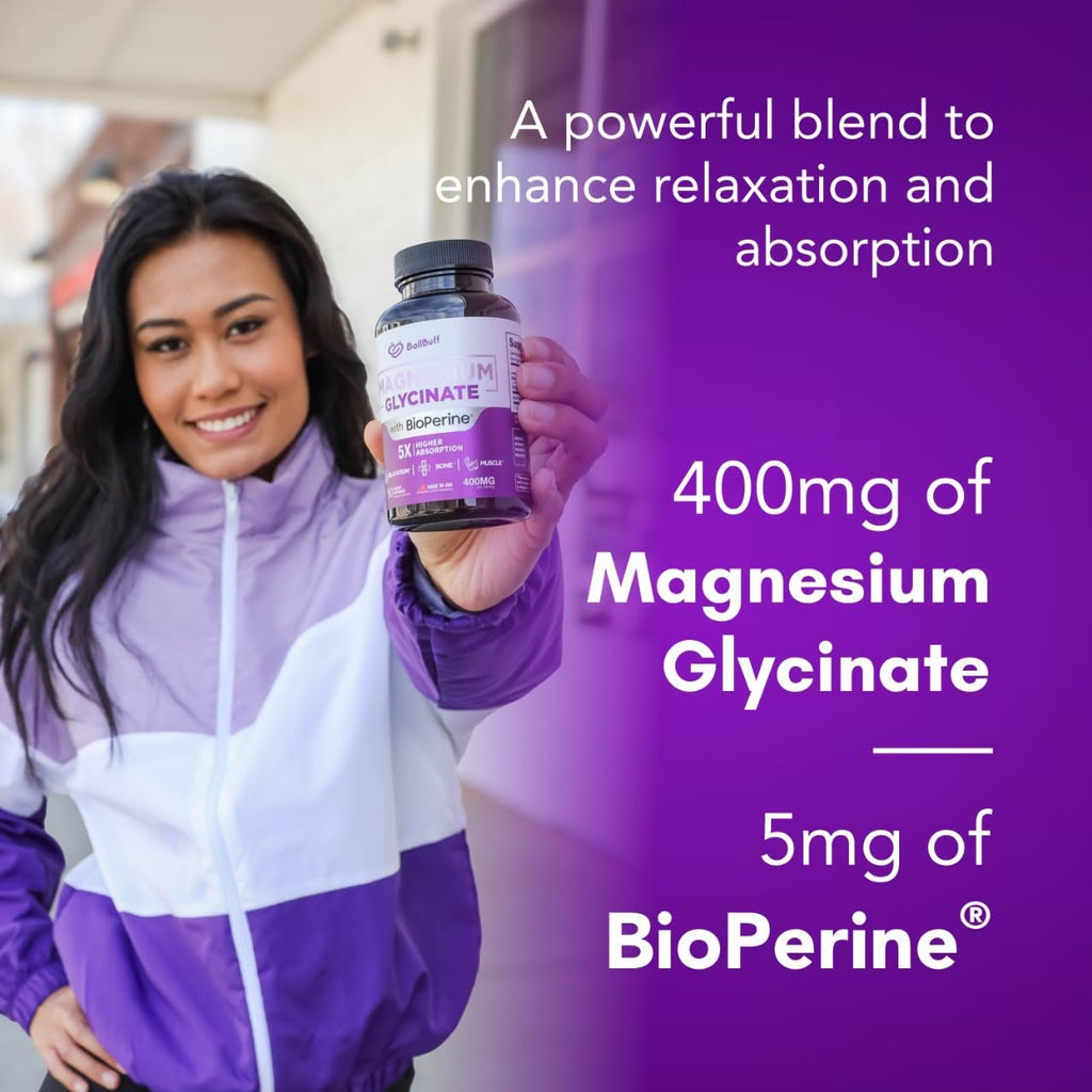 Balance Buff Magnesium Glycinate Supplement

