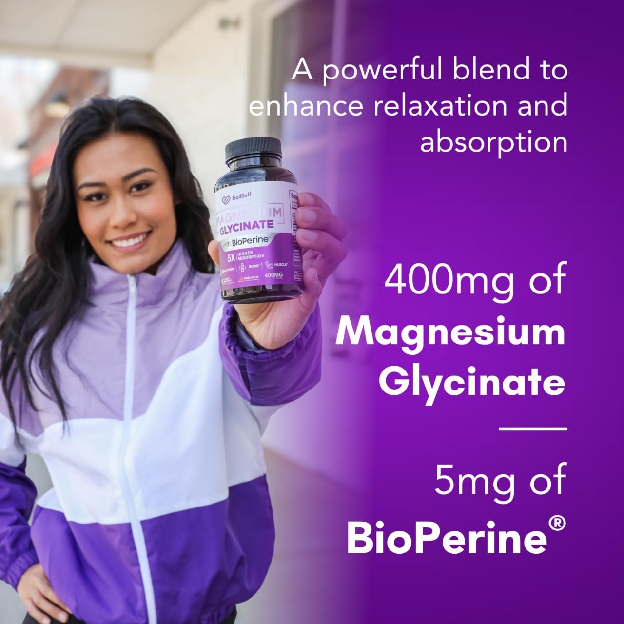Balance Buff Magnesium Glycinate Supplement

