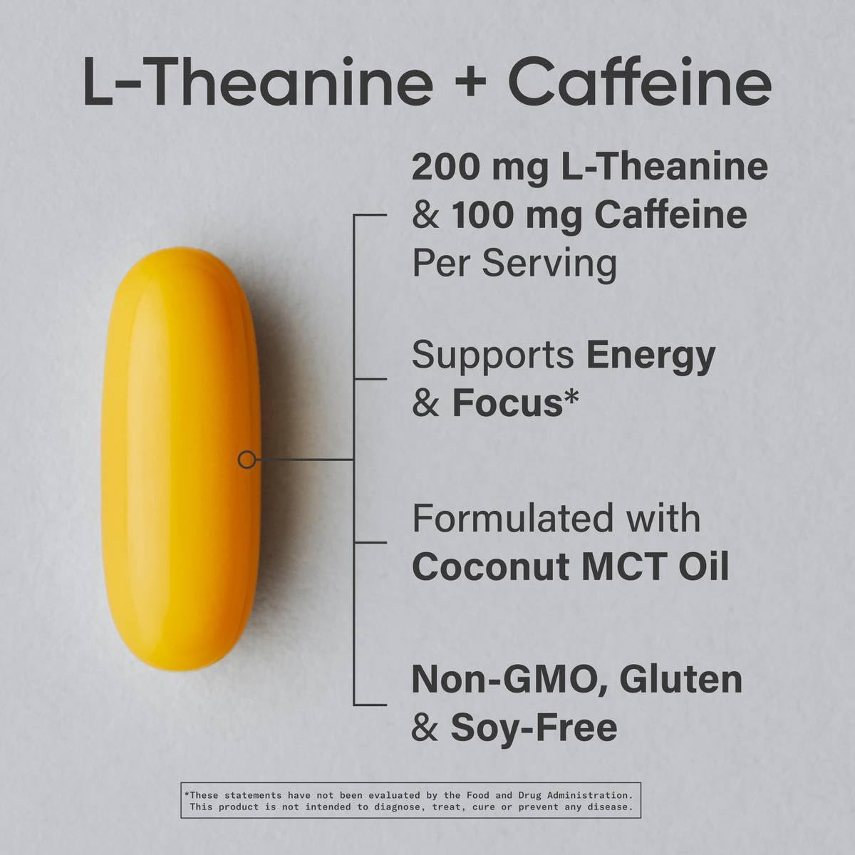 Sports Research L-Theanine with Caffeine Nootropic

