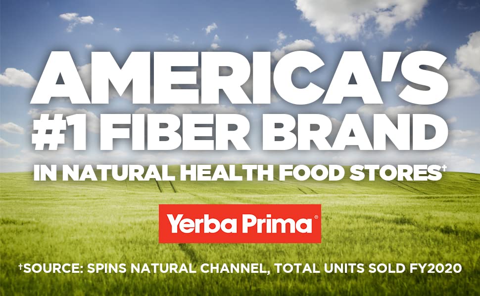 Yerba Prima Daily Fiber Formula | Five Fiber Types

