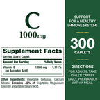 Vitamin C 1000 mg Caplets | Nature's Bounty Immune Support

