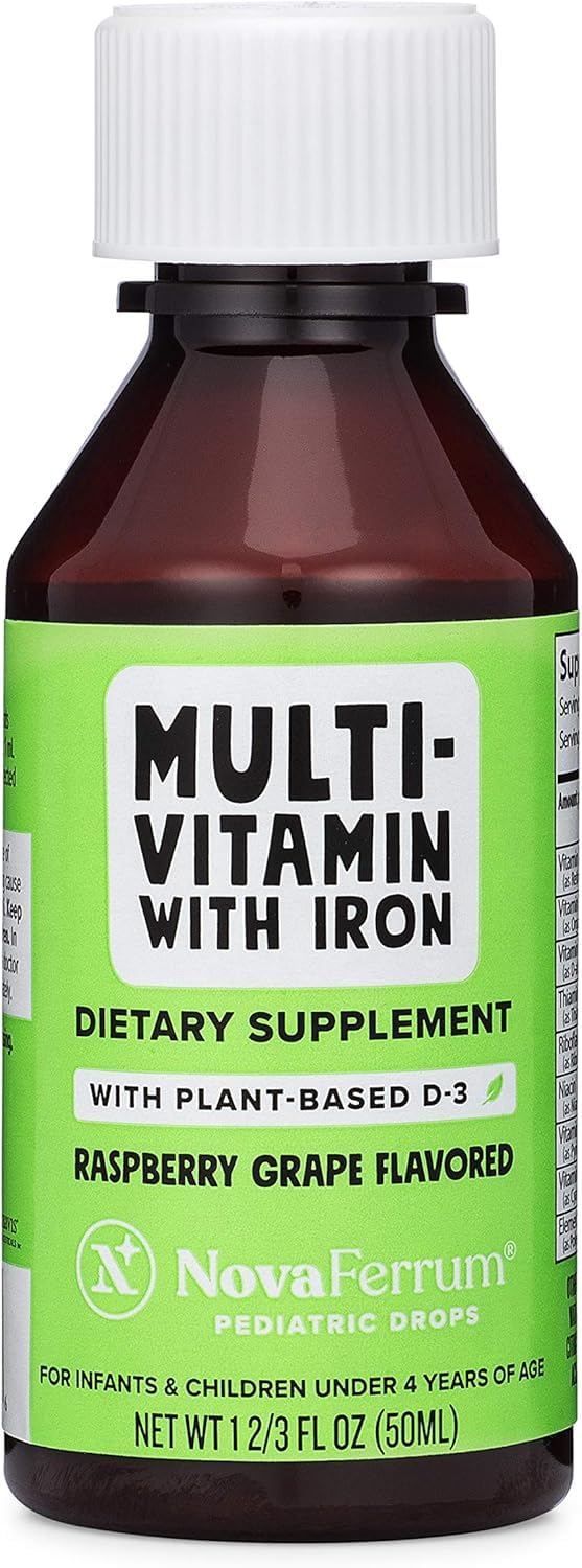 NovaFerrum Yum Multivitamin with Iron for Infants, Toddlers & Kids