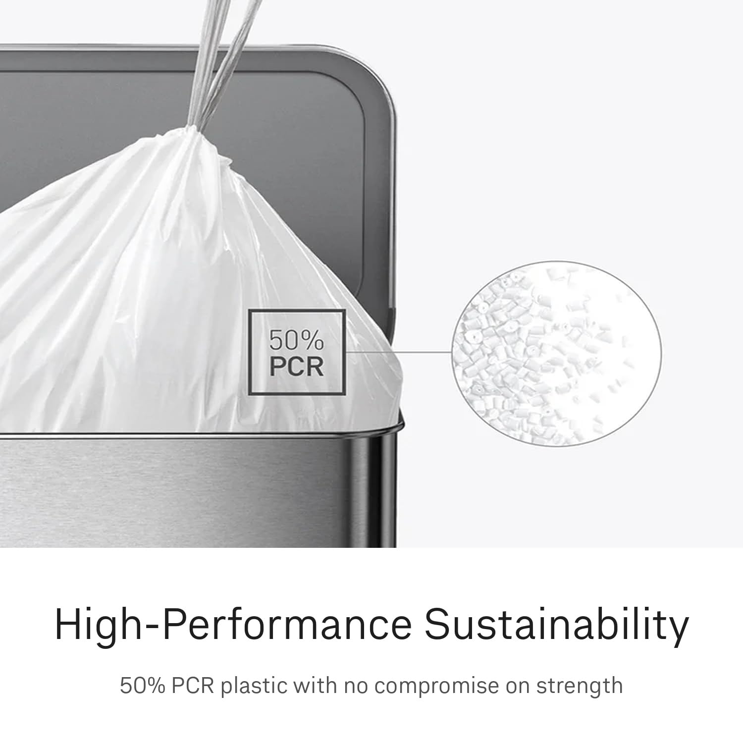 Trash Liners by simplehuman Code H | Custom Fit

