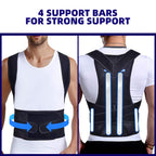 BraceTop Posture Corrector Back Brace | Unisex Support

