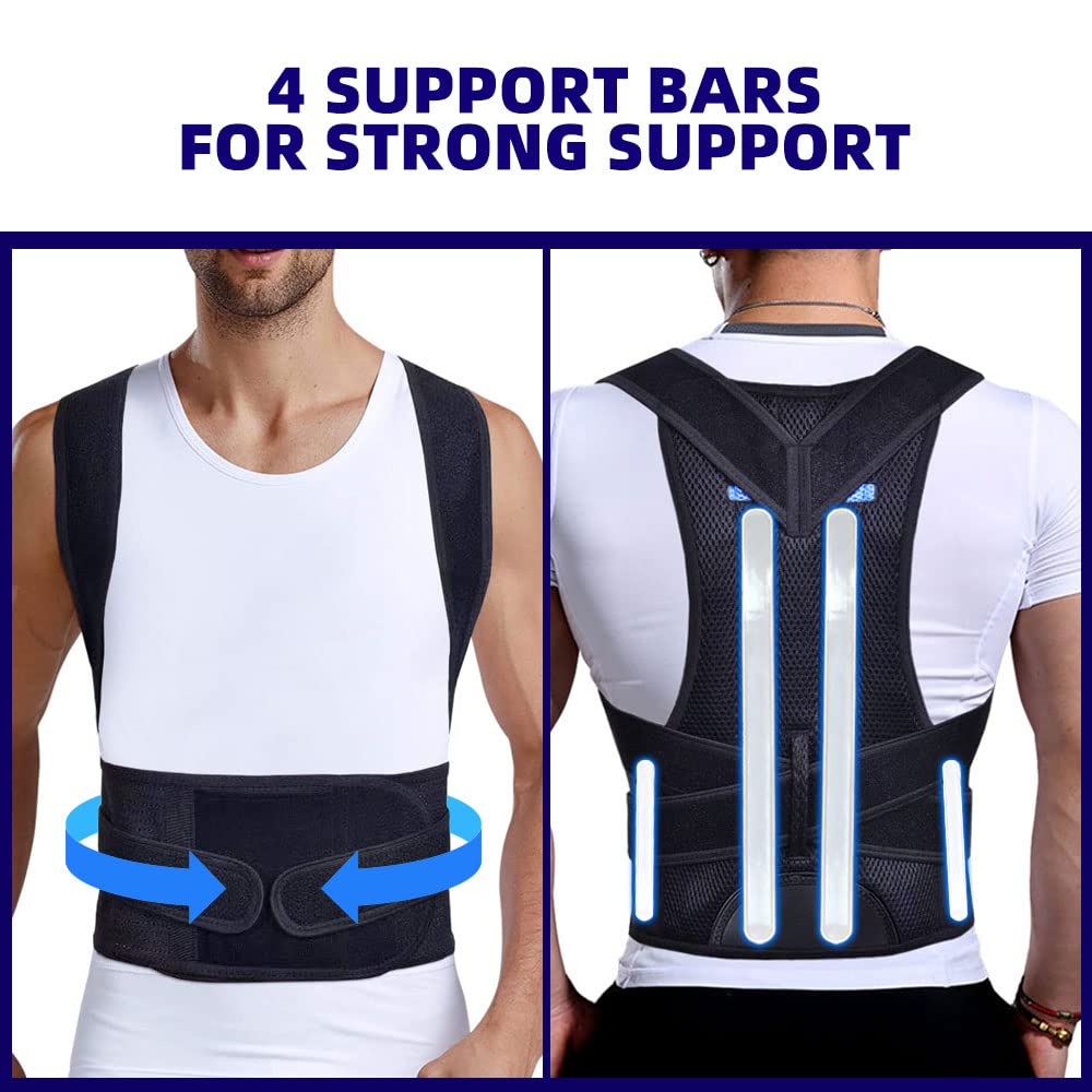 BraceTop Posture Corrector Back Brace | Unisex Support


