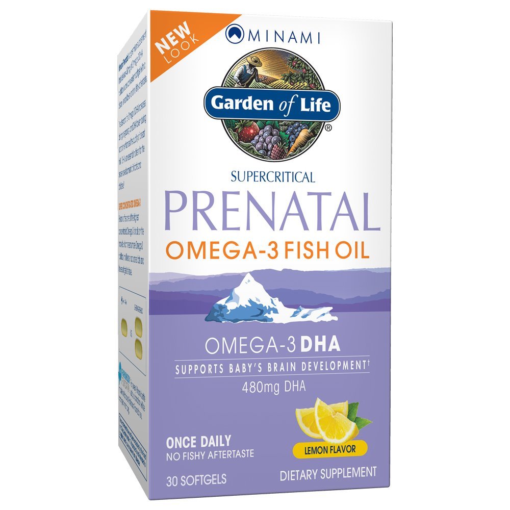 Garden of Life Minami Prenatal Omega-3 DHA Fish Oil – Lemon