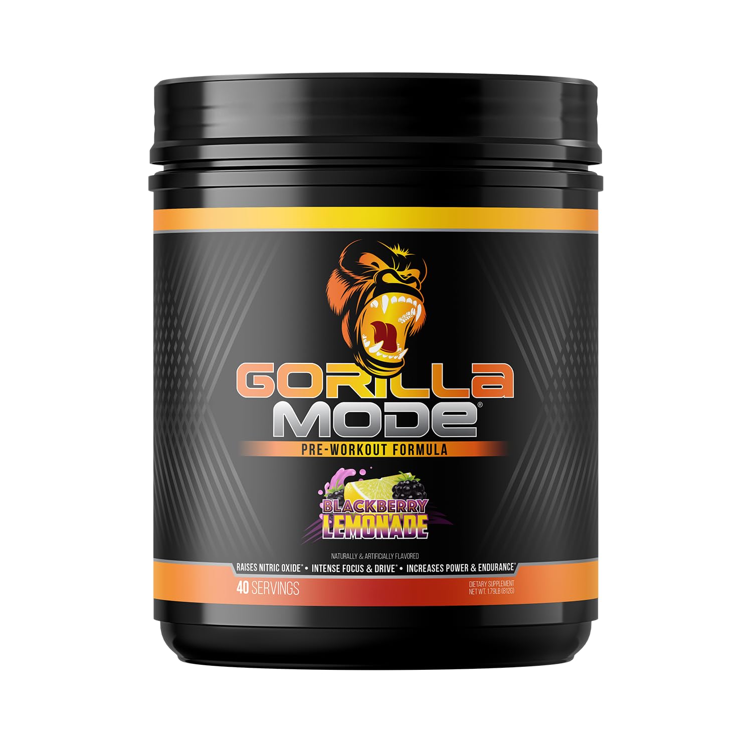 Gorilla Mode Pre Workout - High-Potency Pumps, Energy & Focus