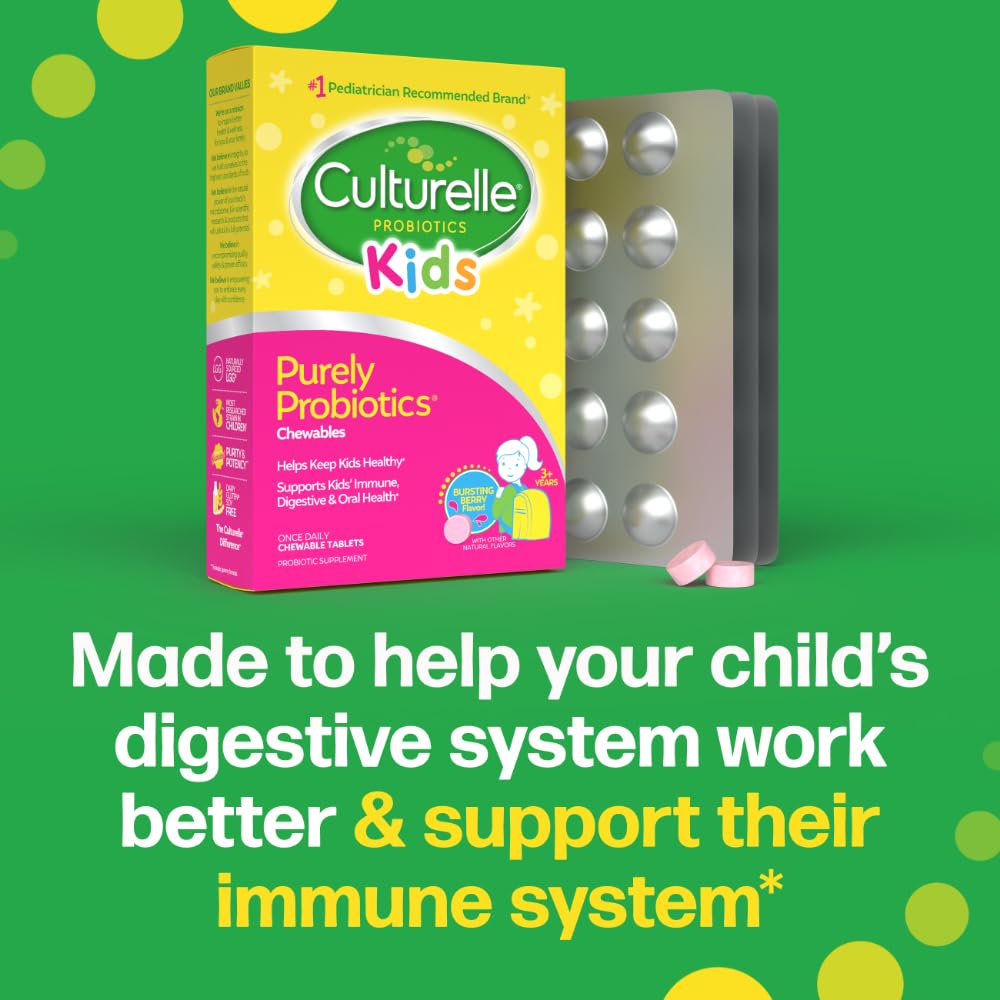 Culturelle Kids Probiotic Chewables Ages 3+ | Immune

