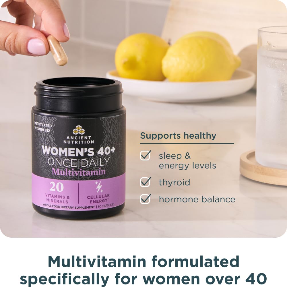 Ancient Nutrition Women's 40+ Multivitamin | One Daily

