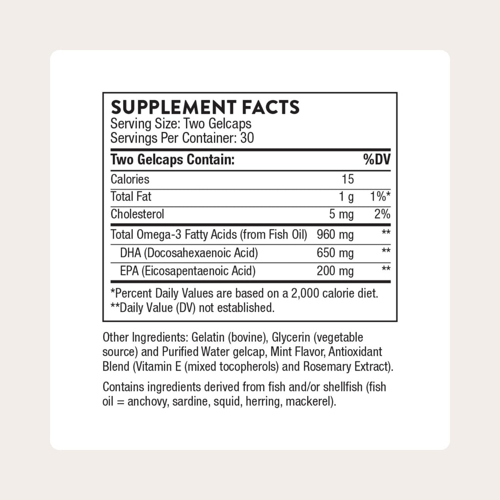 Omega-3 Fish Oil by Thorne Advanced

