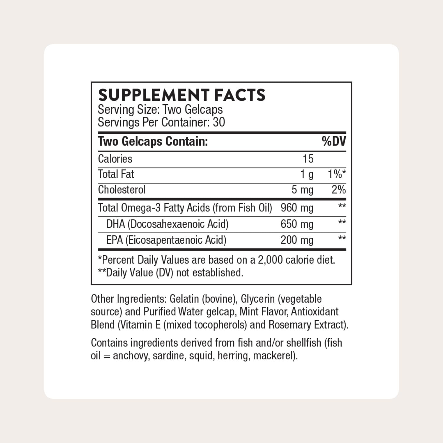 Omega-3 Fish Oil by Thorne Advanced

