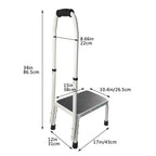 Sattiyrch Step Stool with Handle | Non-Slip Lightweight

