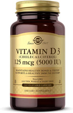 Solgar Vitamin D3 125 mcg (5000 IU) Immune Support

