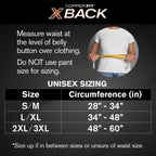 Copper Fit X-Back Back Brace - Adjustable Lumbar Support

