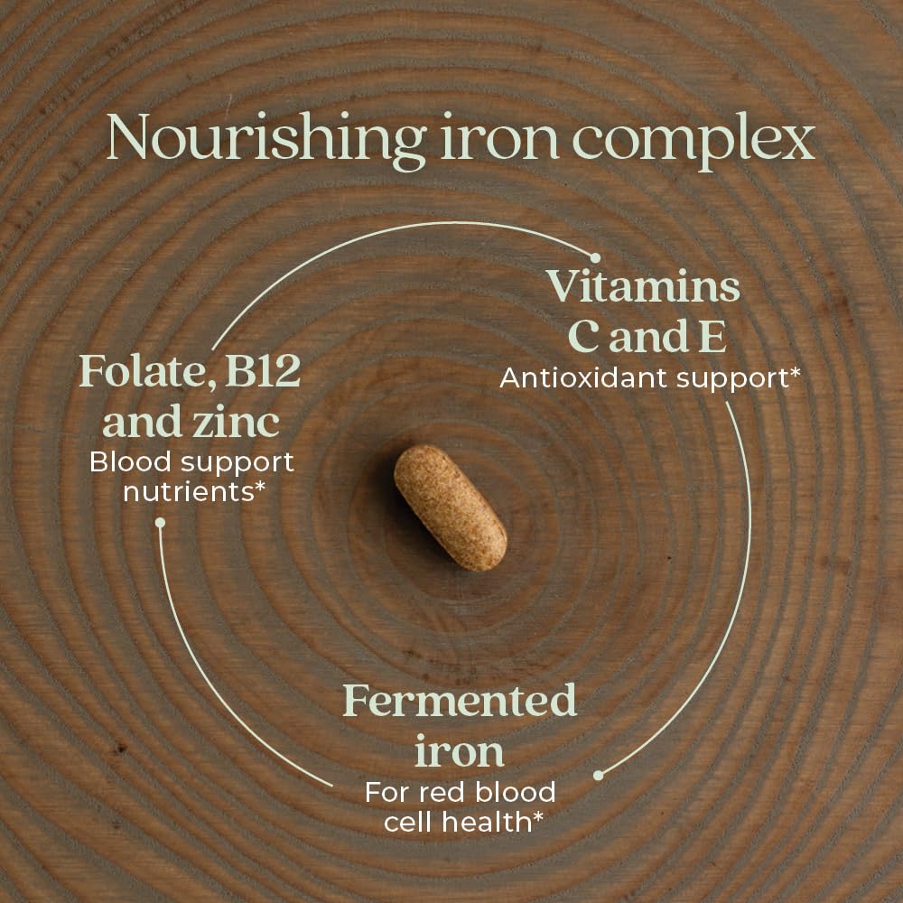 New Chapter Iron Supplement | Whole-Food Fermented Iron

