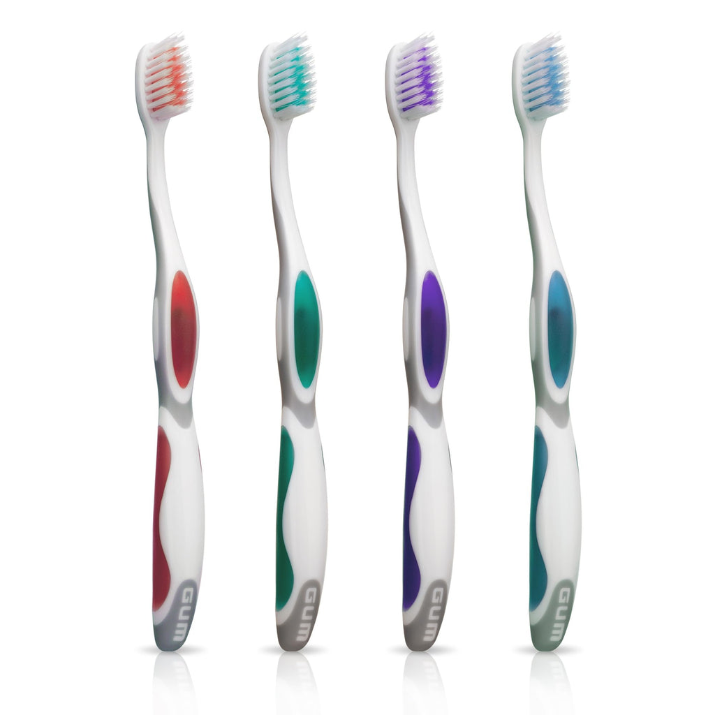 GUM Summit+ Soft Toothbrush Compact Head Bi-Level Bristles

