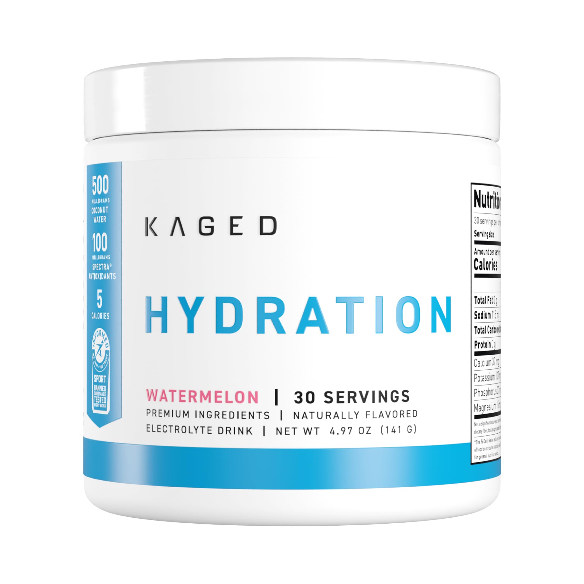 Kaged Sugar Free Hydration Electrolyte Powder