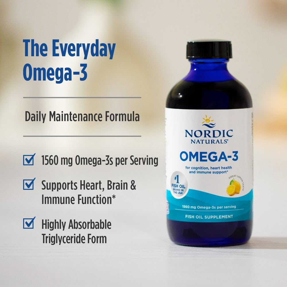 Nordic Naturals Omega-3 Fish Oil | Supports Heart & Brain Health

