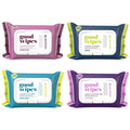 goodwipes Flushable Butt Wipes - Sewer & Septic Safe - Variety Bundle