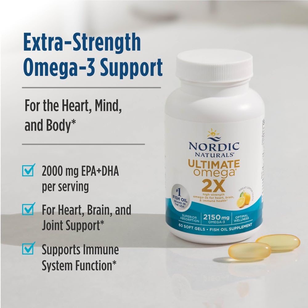 Nordic Naturals Ultimate Omega 2X Omega-3 Soft Gels


