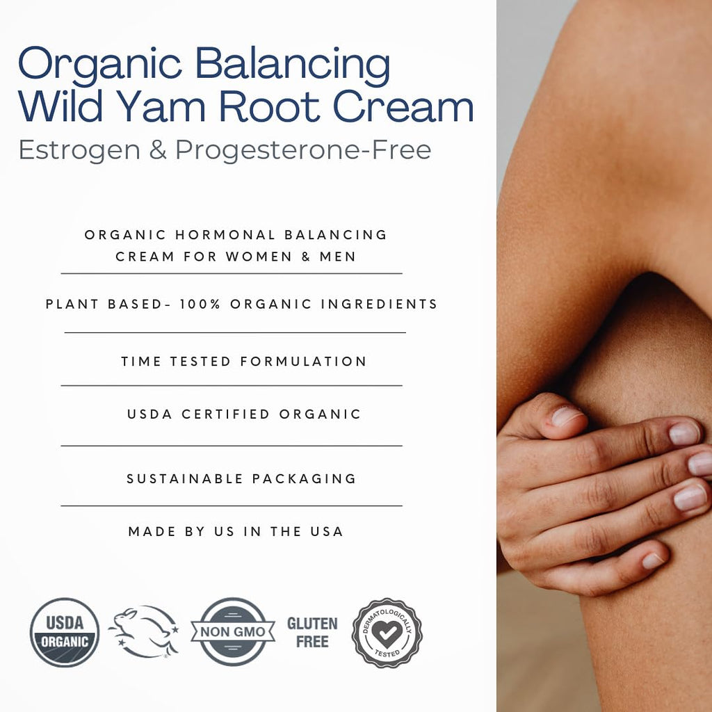Wild Yam Root Cream by Indian Meadow – Organic PMS Relief

