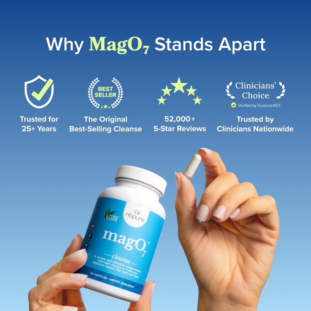 nbpure MagO7 Natural Colon Cleanse and Detox | Gentle Relief

