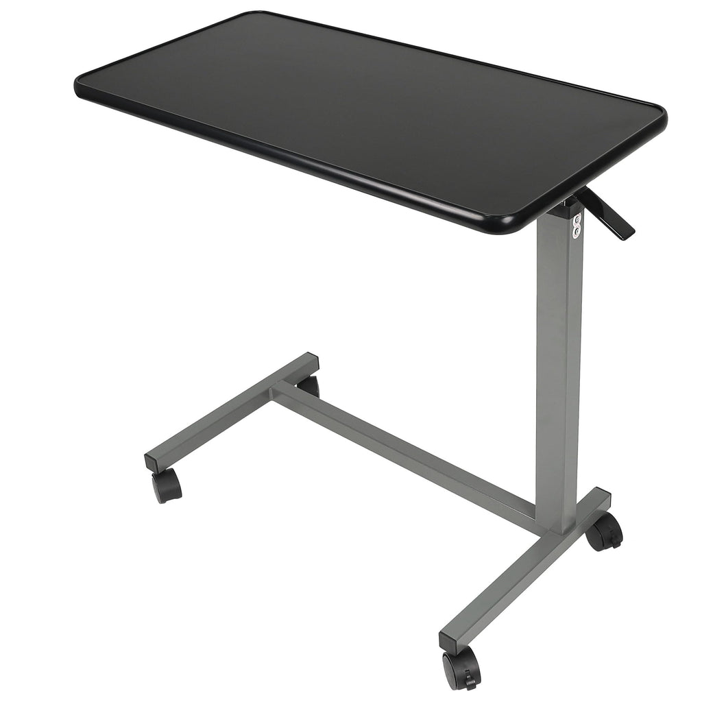 Vaunn Pneumatic Adjustable Overbed Table with Wheels