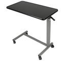 Vaunn Pneumatic Adjustable Overbed Table with Wheels