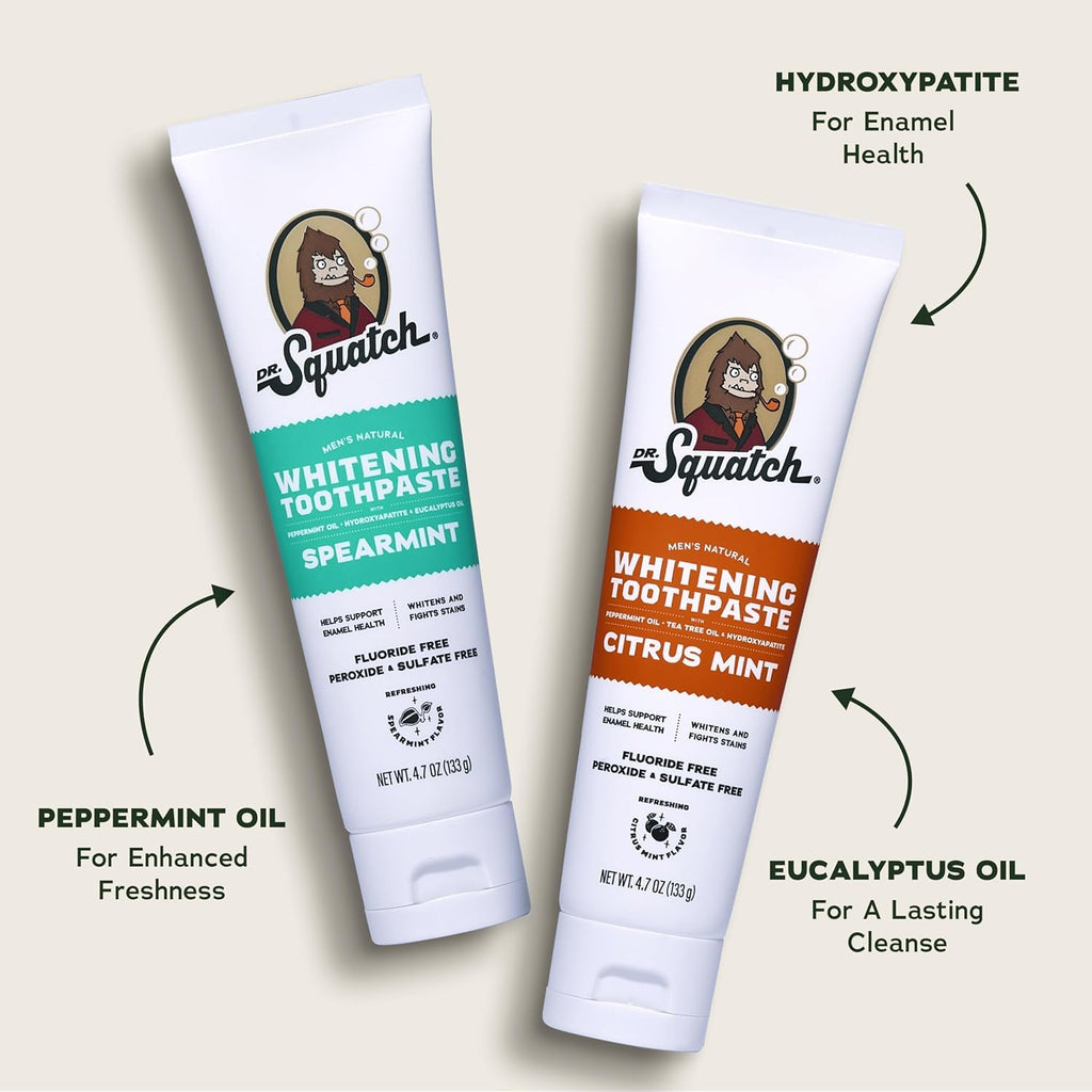 Dr. Squatch Hydroxyapatite Whitening Toothpaste


