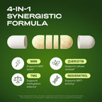 Cata-Kor NMN Supplement NAD Support Quercetin Resveratrol


