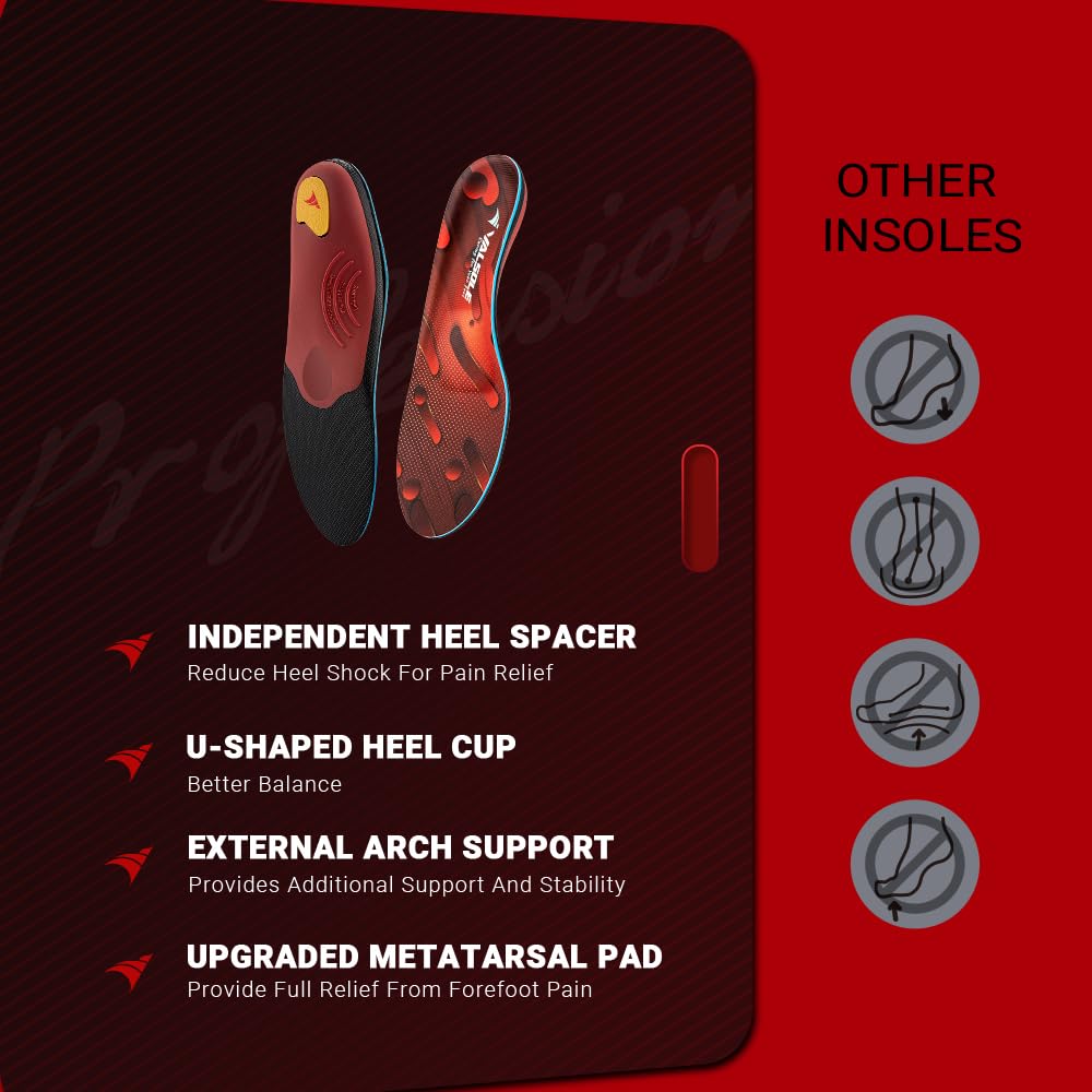 VALSOLE High Arch Plantar Fasciitis Insoles


